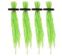 Toddmomy 4pcs Fish Breeding Mops: Floating For Egg Laying,Decorative Aquarium Grass - Safe Baby Fish Hideout - Floating Or Weightless Or Sinking