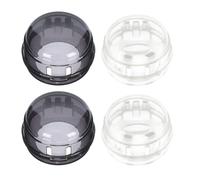 Toddmomy 4pcs Gas Stove Knob Covers for Child Safety Heat-Resistant Plastic Stove Protector with Grease Proofing and Pet Deterrent Features or Pulling the Gas Knob