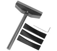 Toddmomy 4pcs Guitar Fret Press Caul Inserts Tool Kit Alloy Material Compact Lightweight for Professional Guitar Craftsmen and Amateurs Fits in Bag