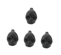 Toddmomy 4pcs Halloween Death Whistle Ceramic Skull Whistle for Haunting Sounds Halloween Party Decoration Prank Unique Tabletop Decor for Spooky Celebrations