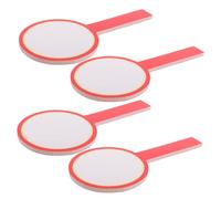 Toddmomy 4pcs Handheld Double-sided Dry Erase Scoreboards Lightweight Reusable Whiteboards for Sports Judges Classroom Voting and Competitions Easy to Clean