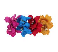 Toddmomy 4pcs Hawaiian Flower Hair Accessories Artificial Tropical Hawaiian Hair Flower Clips for Boho Style Clips for Beach Vacation Party and Wedding Accessories for Women Girls