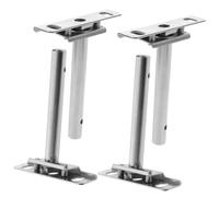 Toddmomy 4pcs Heavy Duty Hidden Shelf Brackets T Shaped Floating Shelf Mounting Brackets Cold-Rolled Steel Wear-Resistant Support in Living Bedroom Study