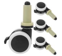 Toddmomy 4pcs High Chair Caster Wheels Replacement Baby Dining Chair Accessories Universal Swivel Wheels for Children’s Booster Seat with Smooth Rolling Suitable for Home and Restaurant Random Color