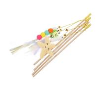 Toddmomy 4pcs Interactive Cat Bell Catnip for Indoor Cats Colorful Caterpillar Fun Playtime Accessories for Kittens and