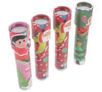 Toddmomy 4pcs Kaleidoscope Educational for, Small Christmas Party Random Styles, Fun Scientific Multi-faceted Viewing for