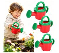 Toddmomy 4Pcs Kids Watering Can Set, Safe Plastic Baby Bath Toys for Toddlers, Mini Garden Watering Tin for Indoor House Plants & Outdoor Play, Easy Grip Flower Kettles for Children