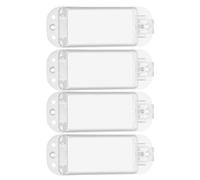 Toddmomy 4pcs Light Switch Guard Cover Wall Switch Protector Paddle Electrical Faceplate Cover Easy Install Rocker Plate Caps for Pets Safety