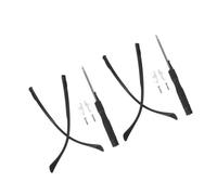 Toddmomy 4pcs Metal Glasses Replacement Arms Ergonomic Fit and Smooth Finish for Eyeglass Frames Comfortable Temple Tips Reducing Ear Pressure Suitable for Various Spectacle Frames