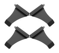 Toddmomy 4pcs Metal Money Clip Set for Front Pocket with Carbon Steel Material, Sleek Wallet Attachment, Business Card Holder, Easy Carrying and Minimalist Design for Travel and Work
