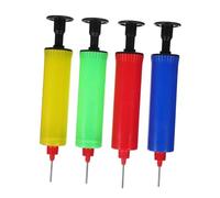 Toddmomy 4pcs Mini Hand Pump Ball Inflator Portable Air Pump with Needle for Soccer Basketball Volleyball Lightweight Compact Sports Accessories for Outdoor Travel