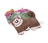 Toddmomy 4pcs No Stuffing Dog Chew Toys Adorable Teething Playthings for Dogs Animal Shapes for Boredom Relief and Independent Play