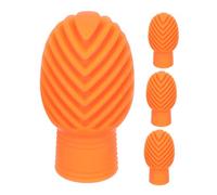 Toddmomy 4pcs Noise-cancelling Silicone Drumstick Mute Tips for Quiet Practice Protective Covers for Drumsticks Silent Drumming Caps for Home Use and Skill Improvement
