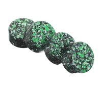 Toddmomy 4pcs Pedal Button Toppers Guitar Effect Pedal Button Covers Plastic Silicone Metal Noise Reduction Reliable Signal Consistency Footswitch Caps for Stage Performance