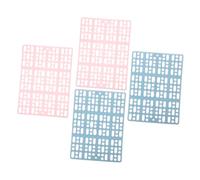 Toddmomy 4Pcs Pet Cage Floor Mats for Small Animals Wear Resistant Bunny Foot Pads Non Slip Guinea Pig Accessories for Rabbit Cages Easy to Cut and Assemble Versatile Use