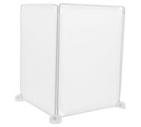 Toddmomy 4Pcs Plastic Chest Freezer Dividers 30X22Cm with White Round Clips - Internal Storage Rack Food Separator Grid for Commercial Refrigerator Organization