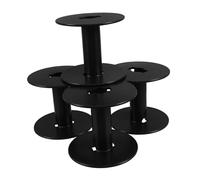 Toddmomy 4pcs Plastic Wire Spools for Rope and Thread Storage Versatile Winding Holders for Crafting Embroidery and Wire Management Multipurpose Organizers for Home Studio and Laboratory