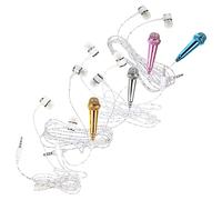 Toddmomy 4pcs Portable Mini Microphone for Voice Recording Compatible with Smartphones Tablets Laptops for Podcasting Singing Live Streaming Compact Easy to Carry