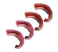 Toddmomy 4pcs Realistic Octopus Leg Model Lifelike Simulation Food Model for Cooking Class Japanese Restaurant