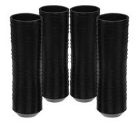 Toddmomy 4pcs Rubber Caps for Car Aviation Connector Lines Protective Covers for Garden Irrigation Drip Line End and Sprinkler Hose Connectors Black
