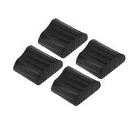 Toddmomy 4Pcs Rubber Non-Skid Ladder Feet Covers Anti-Slip Replacement Pads for Folding Step Ladders Safety Stabilizer Accessory