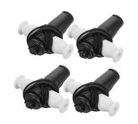 Toddmomy 4pcs Samba Post Black Whistle Dog Whistle Trigle Instrument Latin Percussion Plastic