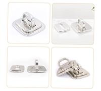Toddmomy 4PCS Security Anchor Base Plates for Laptop Lock Desk Mount Sturdy External Cable Lock Anchors Use Keyed Combination Laptop Accessories for Office Study Travel