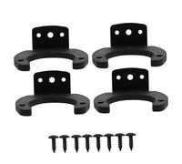 Toddmomy 4Pcs Silicone Wall Mount Microphone Hook Durable Mic Clamp Stand Accessory for Easy Installation Space Saving Design Compatible with Various Microphones