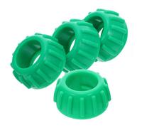 Toddmomy 4pcs Slide Nuts Play Slide Fixing Cap Fixing Screw Cap Cover for Screws Play Equipment Repairing Replacement Parts Plastic Green