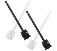 Toddmomy 4pcs Spiral Mixing Paddle Drill Attachment for Precise Blending of Paint and Epoxy Resin with Efficient Spiral Design and Universal Compatibility for Craft and Repair Jobs