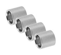 Toddmomy 4pcs Stainless Steel Pool Cue Ferrules for Snooker and Billiard Sticks Replacement Tips with Enhanced Stability and Precision Control for Professional Gameplay