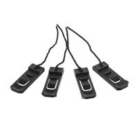 Toddmomy 4pcs Surfboard Accessories Fins Snap-type Split Replacement Paddle Board Fin Nylon Black 4.3 X 1.3 X 1cm Increase Direction Stability Outdoor Beach