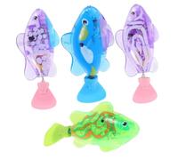 Toddmomy 4pcs Swimming Fish Electric Toy for Cats Wear-resistant Interactive Cat Toy Kitten Pet Accessory