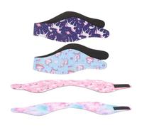 Toddmomy 4pcs Swimming Headband Ear Plugs Nose Clip Bathing Headband Shower Ear Cover Swimmers for Boys and Girls Adults
