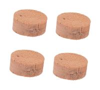 Toddmomy 4Pcs Tuba Cork Pads Water Key Replacement Accessories Made from Synthetic Material Easy to Use Repairing Tuba Watergate Key Cork Mats for Lovers in Khaki