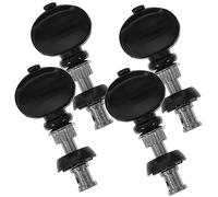 Toddmomy 4pcs Ukulele Tuning Pegs String Keys Tuners Plastic Button Friction Tuners for Ukulele White Tuning Pegs Guitar String