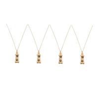 Toddmomy 4pcs Urn Necklace for Pet Ashes Stainless Steel Memorial Pendant Openable Design Keepsake Jewelry for Remembering Beloved Dogs Lightweight Cremation Jewelry