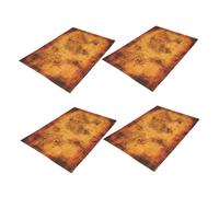 Toddmomy 4pcs Vintage Pirate Treasure Maps for Paper Board Game Props for Family Bonding and Festive Adventures with Detailed Designs and Engaging Play Modes