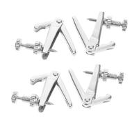 Toddmomy 4pcs Violin Tuner Metal Fine Tuners String Adjusters for Violin Musical Instrument Replacement Parts