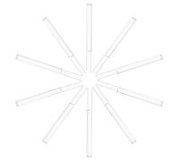 Toddmomy 5 Pairs Acrylic Music Holder Clips Sheet Music Page Clips for Pianists and Musicians Convenient to Store Free Hands for Playing