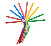 Toddmomy 5 Pairs of Colorful Rhythm Sticks for Kids Toddler Music Percussion Instrument Early Education Teaching Aids for Music Classes and Playtime