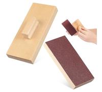 Toddmomy 5 Pairs Wooden Sand Block Percussion Instrument, Kids Musical Instrument Toy, Assorted Colors, 5. 03 X 2. 16 X 6. 49 Inch