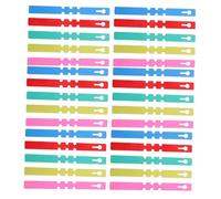Toddmomy 500PCS Tree Tags Durable Plastic Plant Labels Wrap Around Hanging Markers for Garden Nursery for Identifying Plants with DIY Information Resistant to Fading