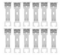 Toddmomy 50pcs Air Pump Swing Bracket, Oxygen Swing Arm Support Plate, Portable Aerator Pump Spare Parts for Pond Oxygenation Support 2 x 0.6 inch