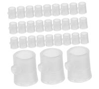 Toddmomy 50pcs Cable Clamp Grips for Pendant Lights Thread Cord Clips Strain Relief Cable Glands Connectors Lightweight Easy Install Wire Management for Chandelier and Hanging Lamps