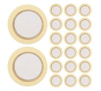 Toddmomy 50pcs Copper Piezoelectric Buzzer Discs with High Sensitivity and Vibration Detection for Electronic Devices, Suitable for Home Appliance and Computer Use