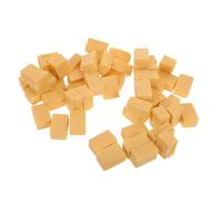 Toddmomy 50pcs Mini Hay Bales Set for Crafts and Dollhouse Decor Small Artificial Straw Bales for Autumn Harvest Scenes and Farm Playsets