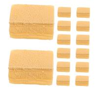 Toddmomy 50pcs Mini Hay Bales Set Small Artificial Straw Scene Accessories for Dollhouse Farm Playset Safe Material Educational Craft Decor