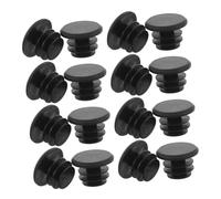 Toddmomy 50pcs Plastic Handlebar End Caps for Mountain and Road Bikes Fit Cycling Bar Ends Plugs Anti-aging Bike Handlebar Plugs Easy to Install for Frequent Replacement