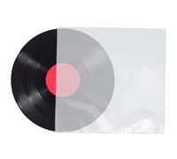 Toddmomy 50pcs Thickened Widened Flat Open Vinyl Record Protecter Sleeves Cover CD Storage Bags Without Seal for Scratch Protection